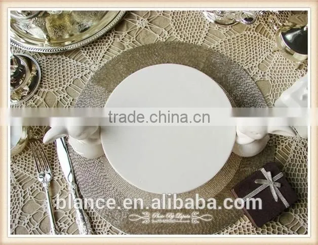 white porcelain souvenir rabbit plate Easter rabbit design dish