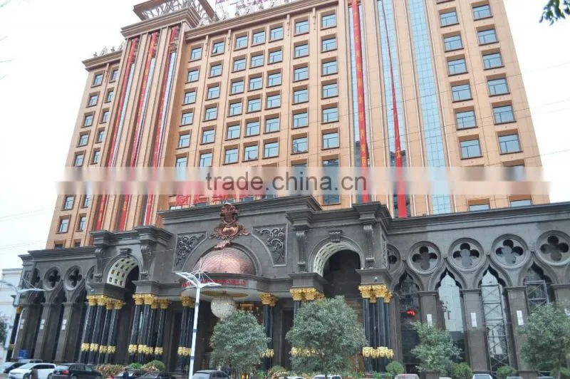 Commercial building exterior decorative granite wall stone panelling