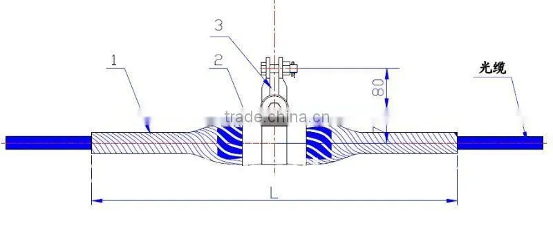 Preformed suspension clamp for power fittings