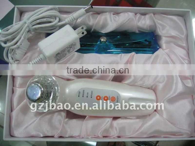 Small/Mini Home facial beauty equipment for wrinkle removal & rejuvenation with LED light therapy + ultrasonic (JB-1053)