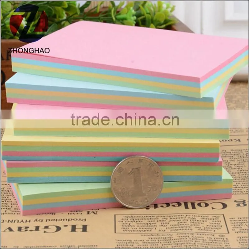 New arrived unique funny rectangle shape colorful sticky note