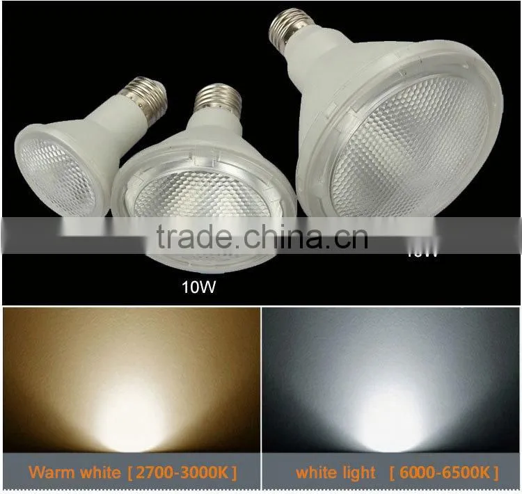 Haining LED PAR light PAR20 LED bulb spotlight lampara dimmable SMD E27 6W TUV CE approved Mingshuai factory