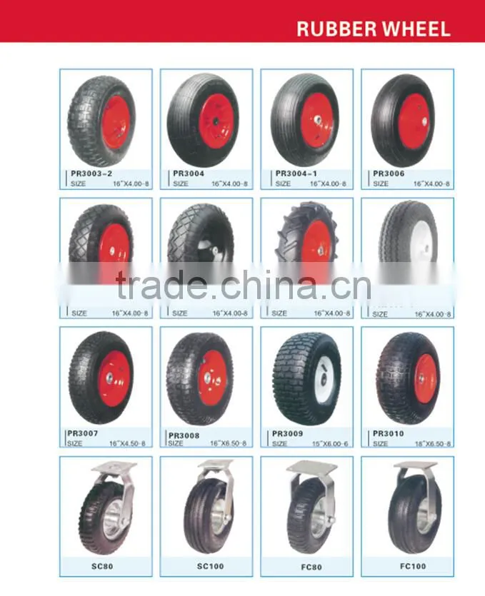 wheelbarrow tyre, wheel barrow tire, wheel barrow rubber tire 400-8 4pr wheelbarrow tyre