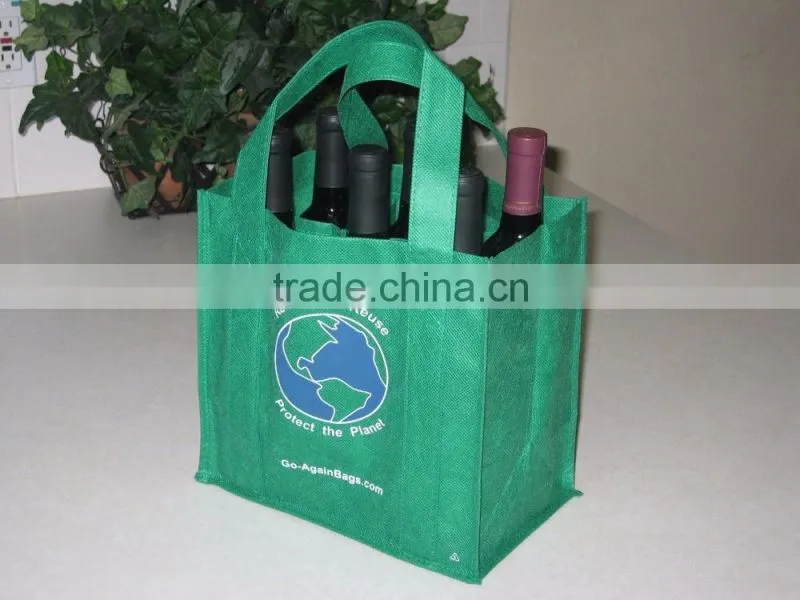 Promote Green Ideas Gift Bags For Wine Bottles 2 Bottle Wine Bag