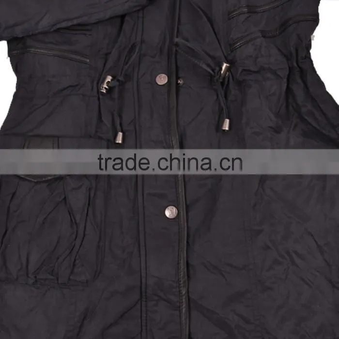 Runtex Ladies casual padded jacket with fake fur in hood RLJ089