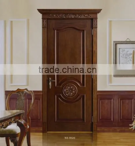 carving pattern interior solid wooden door