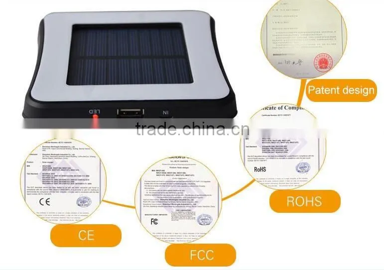 8000mAh Universal Portable Solar Charger Power Bank