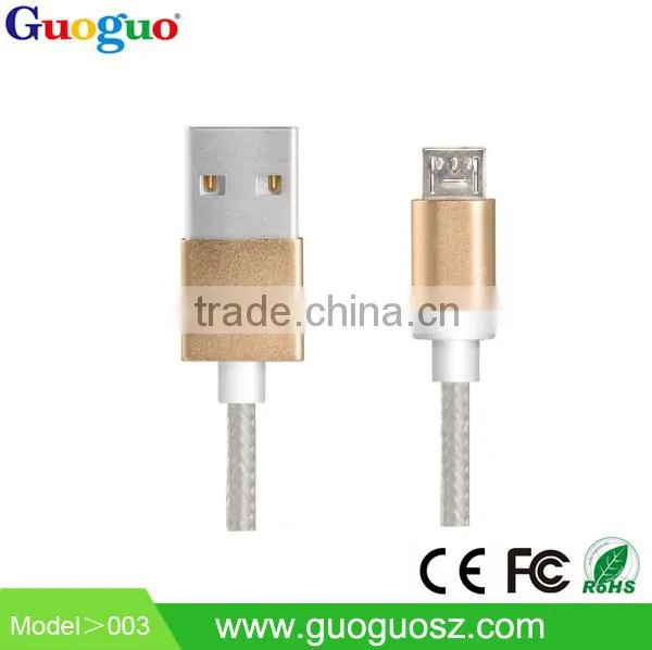 Top Selling V8 micro USB data cable for Samsum Galaxy S6