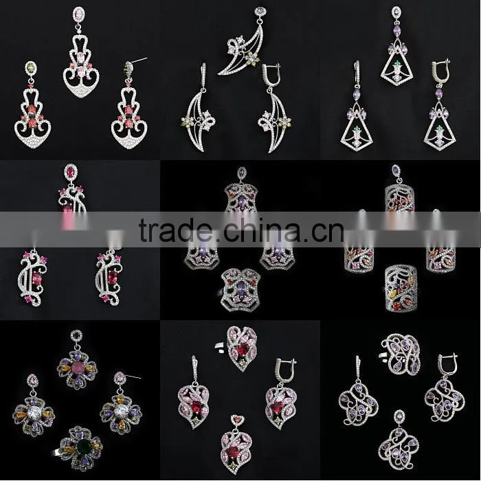 925 Silver Jewelry Set Wholesale Party Supplies Custom Jewelry TZ-0225