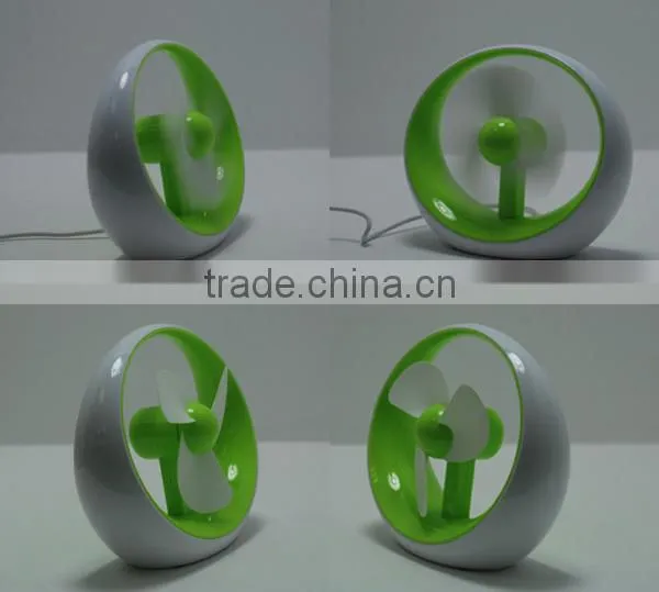 Colorful Portable Table USB Fan,PVC Box Packing Battery Fan,2014New Gift notebook fan.