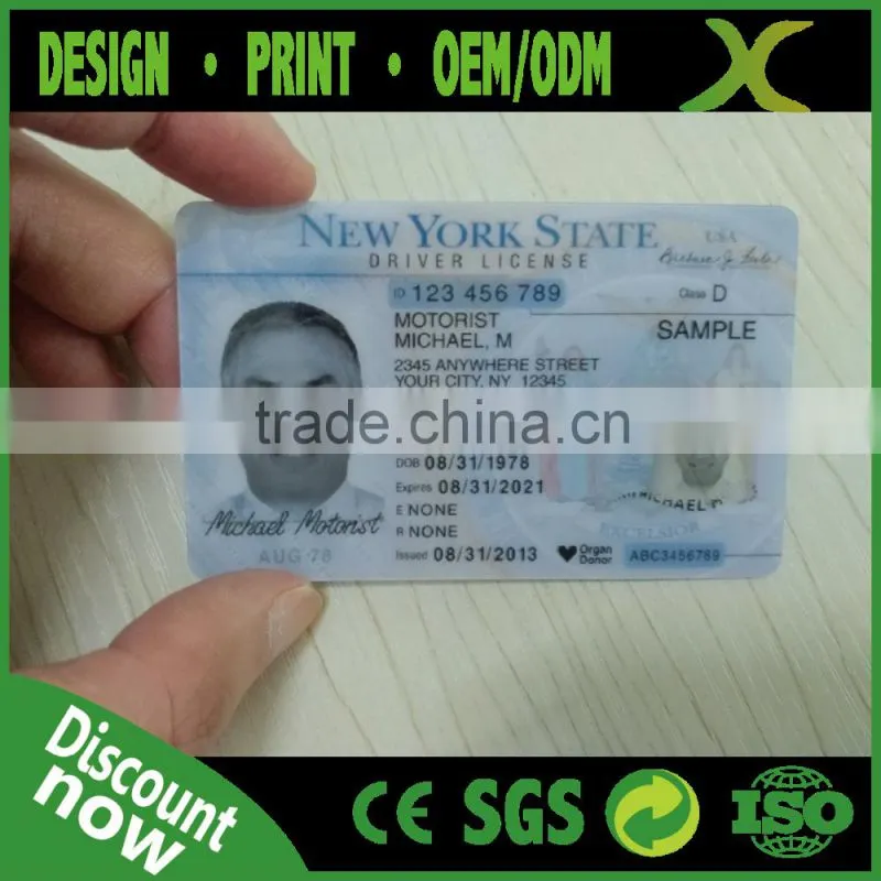 Free Design and Template ~~!! Best Material PVC ID card/ ID photo card
