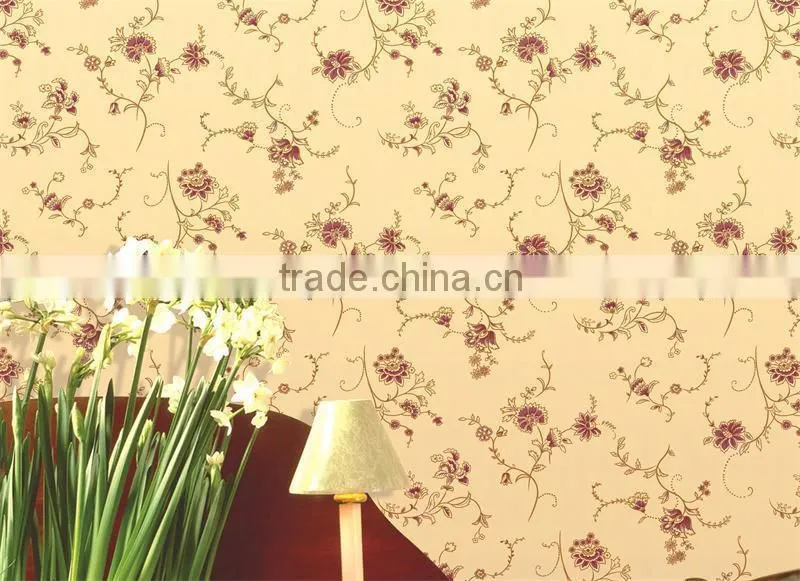 Chinese new design interior decoration pvc wallpapers/wall papers
