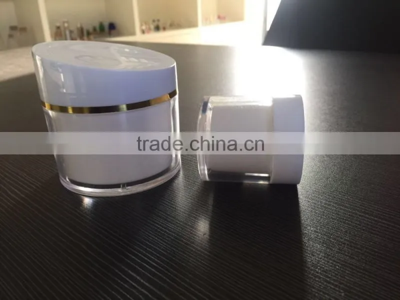 2016 New design Wholesale Plastic Container, acrylic cream jar