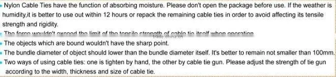 nylon cable ties