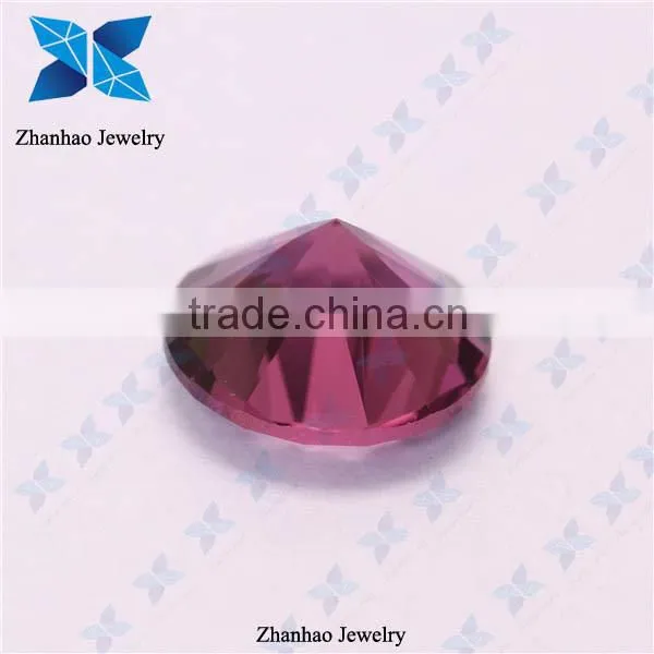 Jewelry making faceted colored glass stone with chinese new product