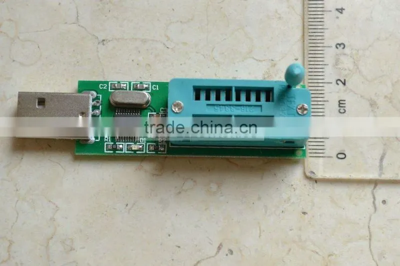 24CXX 24LCXX Programmer EEPROM Reader Writer+24C02 + SOP to DIP Block USB Port