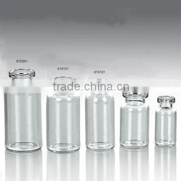 Clear Injection Vials Glass Tubing