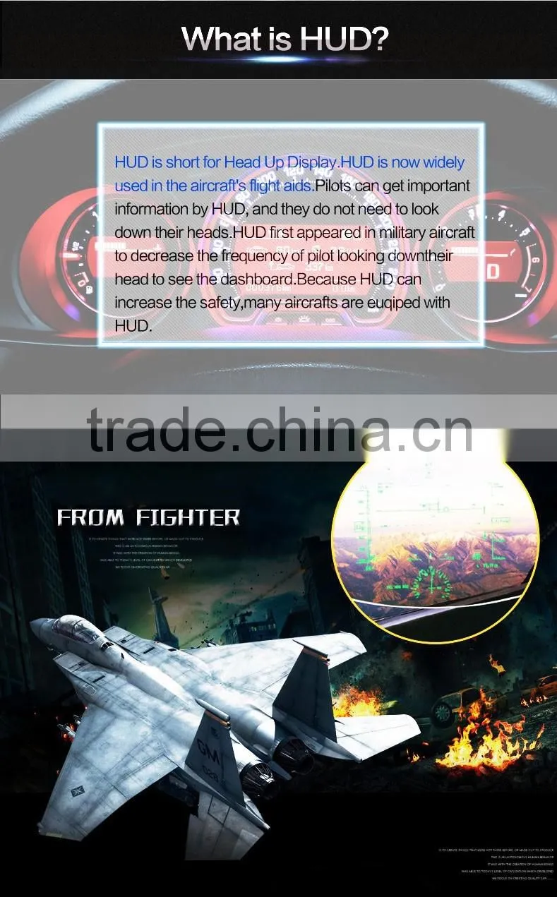 Q7 HUD 5.5 inch Car GPS Head Up Display Windscreen Projector Vehicle Speed Warning Fuel Consumption Car Driving Data Diagnosis