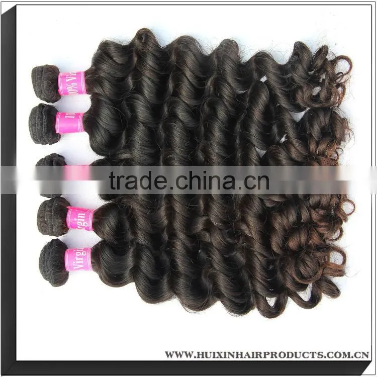 Grade 6a unprocessed virgin indian hair extension natural wave, natural color raw indian human hair