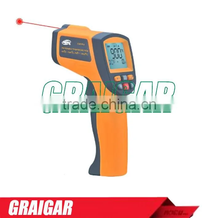 Infrared thermometer GM900 Distance Spot Ratio:12:1 Emissivity:0.1~1.00 adjustable