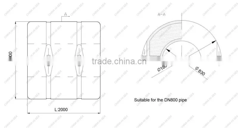 OD800 Pipe Floater