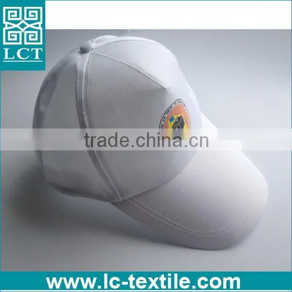 heat transfer print made in china cotton polyester political white cheap cap