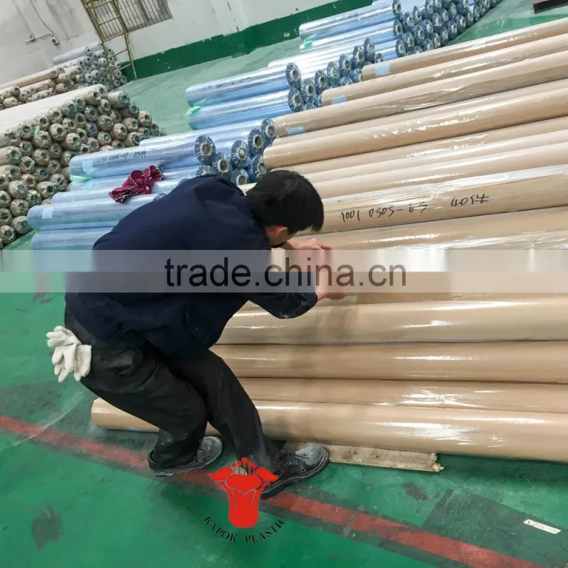 Best Selling Clear PVC stretch film for mattress packaging