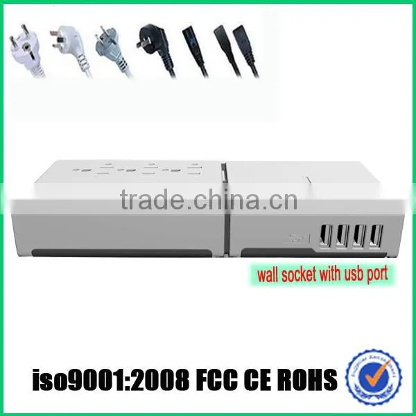 Mobile Phone Use 4 usb socket,euro socket,ac socket with usb charger module