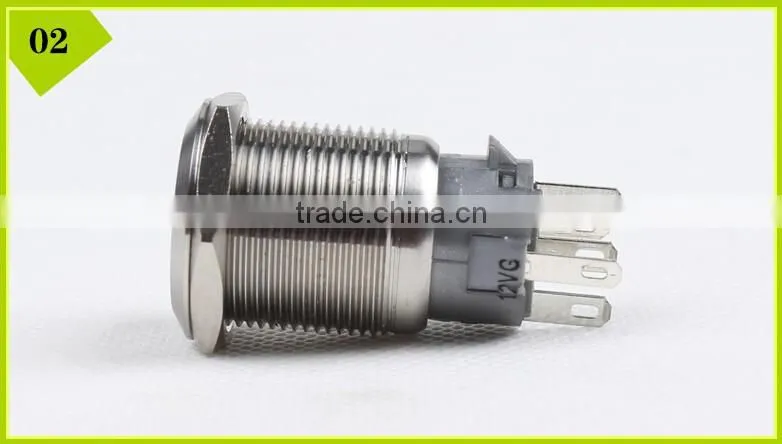 New Design 19mm LED Push Button Switch Made In China