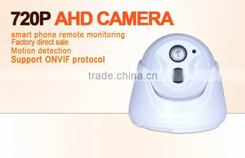 Tollar security plastic housing dome hd 720p 1MP Dome Surveillance array LED Camera