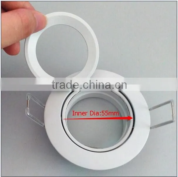 adjustable inner ring aluminum ceiling lamp holder led spot light mr16 220v