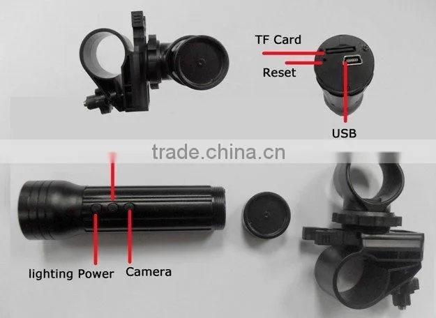 TOP!!! 720*480,30fps,AVI format Torch DVR camera