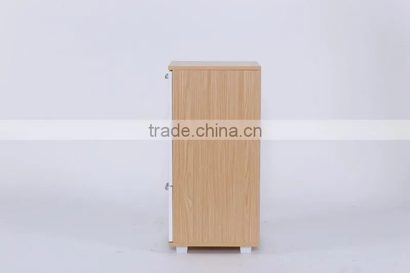 NOAHSION Beautiful Melamine Night Stand Or Drawer Chest With 3 Drawers