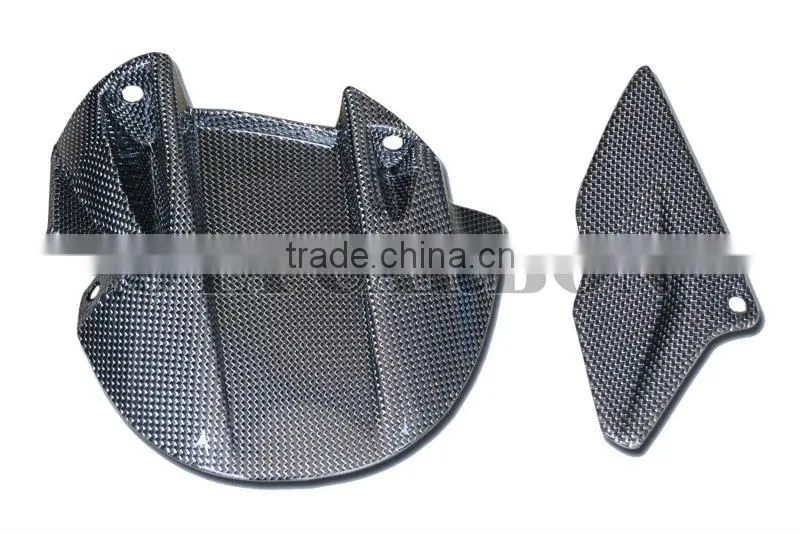 Carbon Fiber Key Hole Cover Silver Mesh