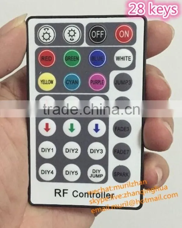 Mini 18 Keys Waterproof IR Remote Control with NECC/RC5 Code for MP3 ,Audio/Video Player