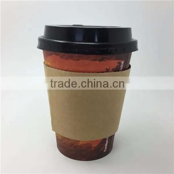 kraft sleeve for 12-22oz paper coffee cup