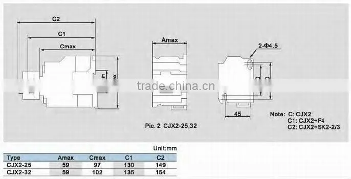 TC1-D2510 AC Contactor