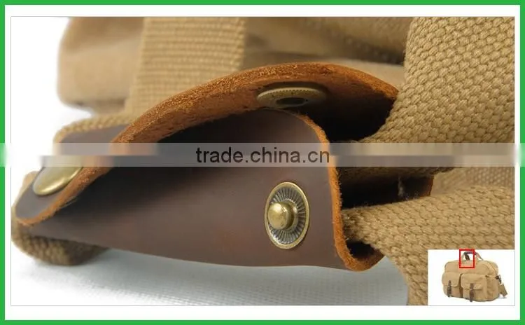 Vintage Canvas Leather Foldable Luggage Travel Bags Cheap Price
