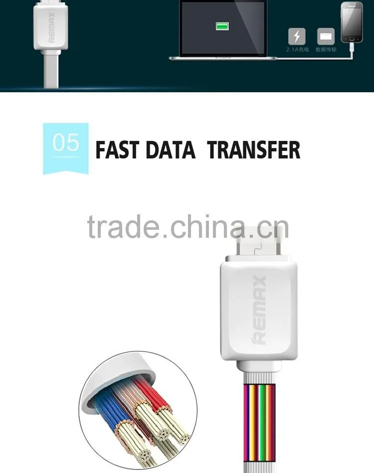 REMAX Fast Data Micro data charging USB cable for Android mobile Phone