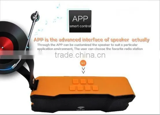 2016 New Patent ipx65 waterproof wifi and bluetooth outdoor speaker