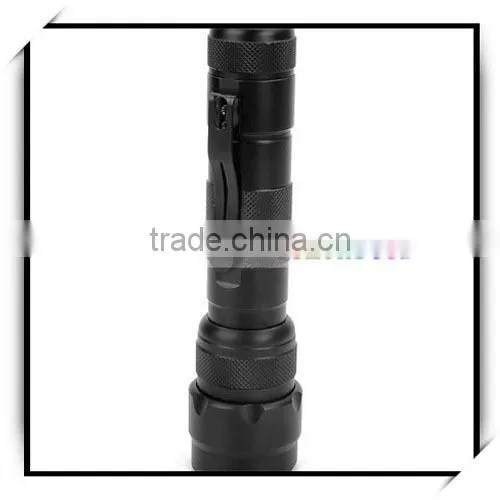 WF-502B XM-L U2 870LM 5-Mode White Led Strong Light Flashlight Black