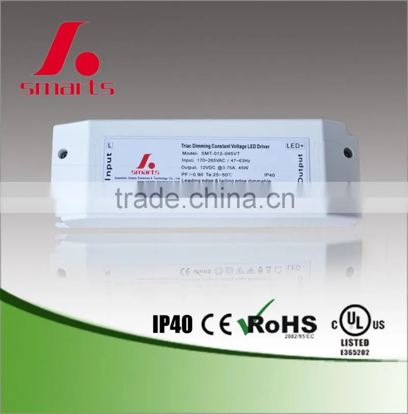 45W led driver dimmer 220v to 24v triac dimmable