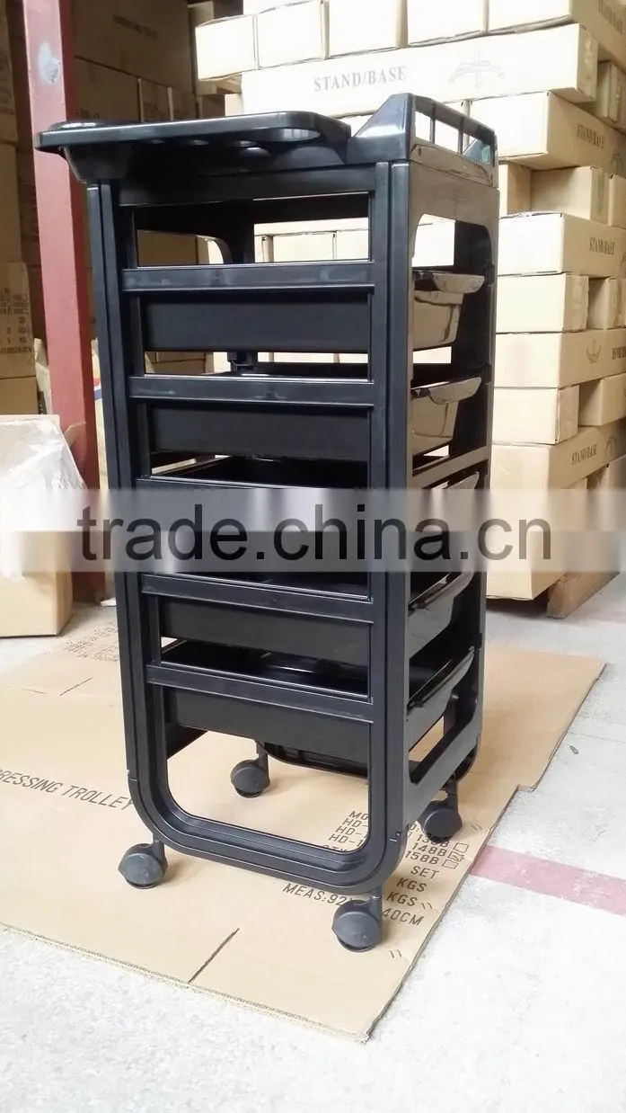 professional aluminum trolley beauty case hair salon trolley barber cair trolley B60-ST033