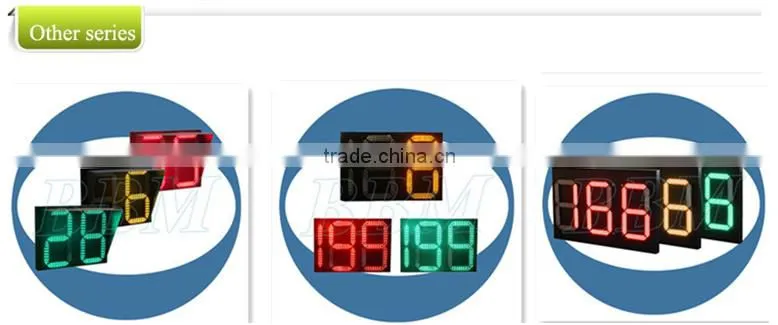 IP65 traffic signal led light counter