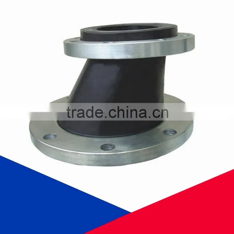 Multifunctional Eccentric reducing flange type rubber expansion joint To reduce the noise