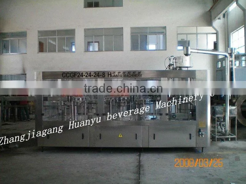 Washing Filling and Capping Machine 4-In-1 Unit for water