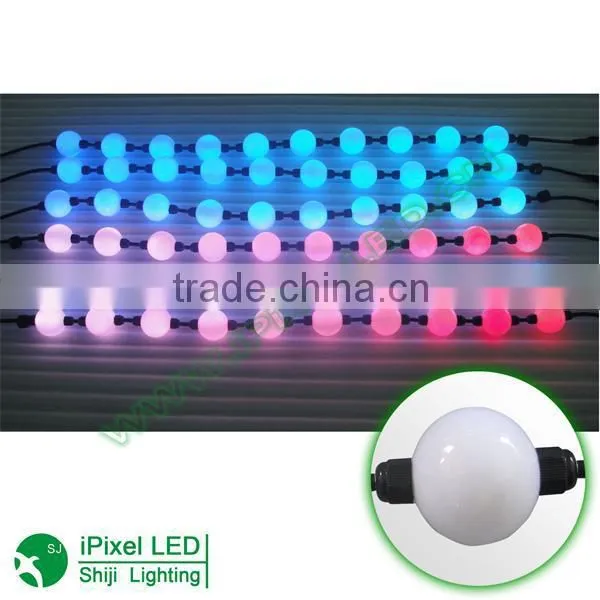 3d effect 360 degree 50mm led balls string ws2801
