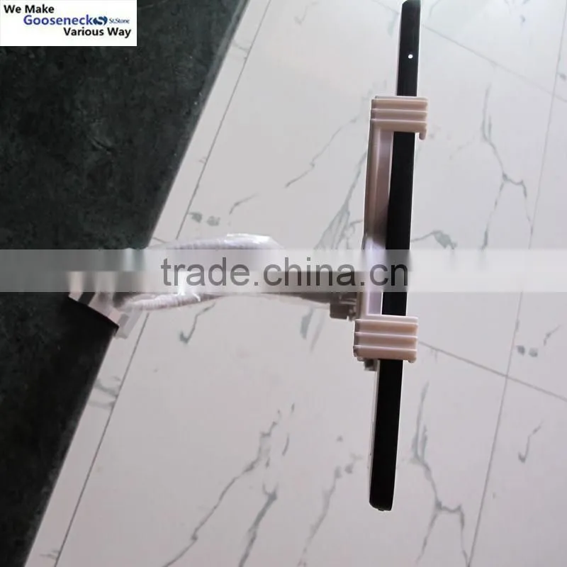 White color Metal gooseneck Tablet Holder