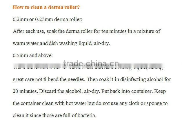 NL-DRS540 Real foctory Hot sale Microneedling Dermaroller for home use (540 needle)