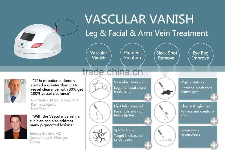 8.4 Inch Touch Screen Vascular Removal /high Frequency Spider Vein Removal Machine